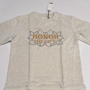 Honor The Gift Kids Cream Sweatshirt